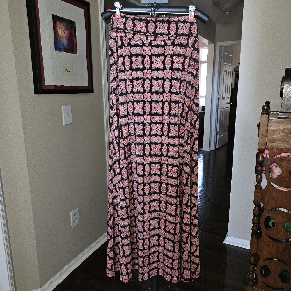 LuLaRoe Maxi Skirt Women sz L Like New